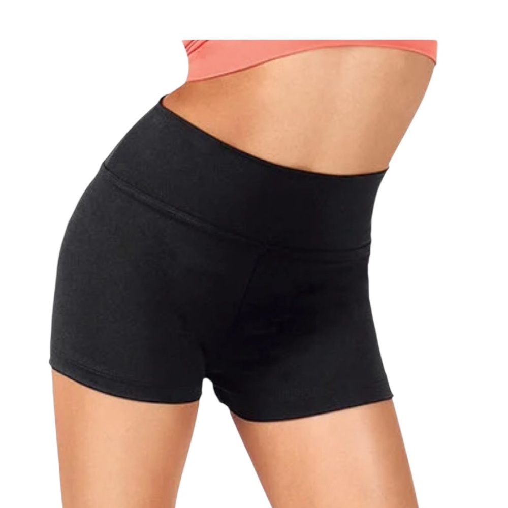 Capezio Girls’ Black Stretch Booty Shorts